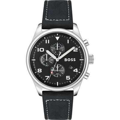 Pre-owned Hugo Boss Black Mens Chronograph Watch View 1513987