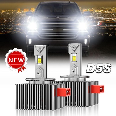 2PCS D5S D5R LED Headlight Bulbs For ALFA ROMEO GIULIA 2017-2023 High Low Beam