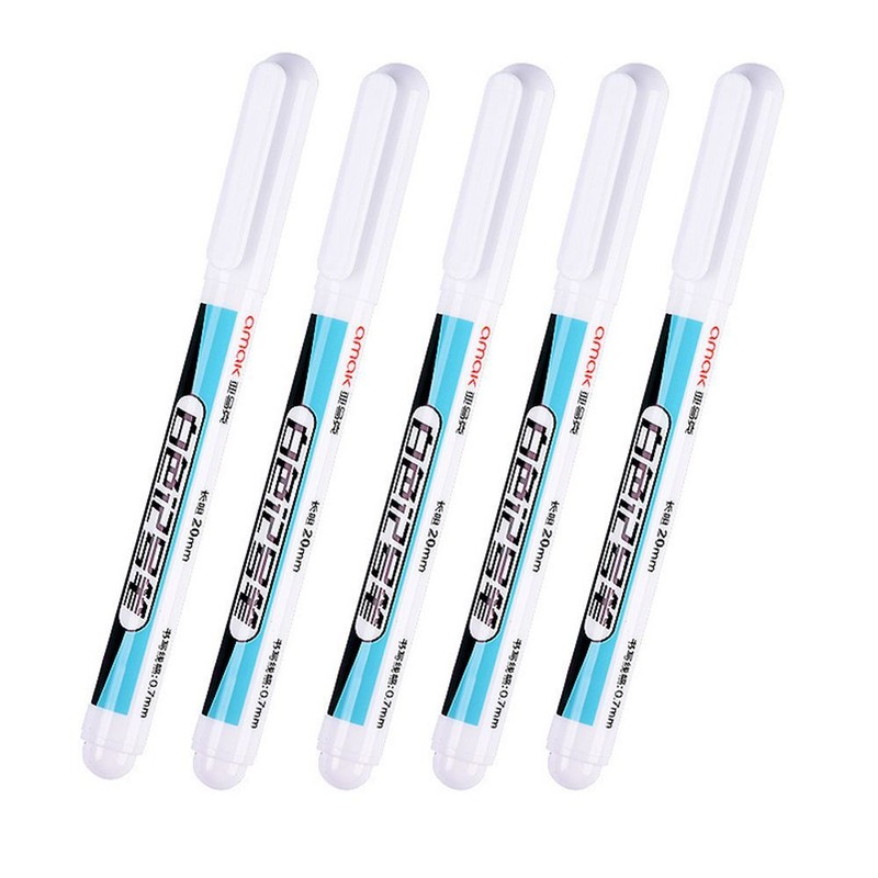 Bathroom Long Head Markers Deep Hole Marker Hareware Processing Marker Pen
