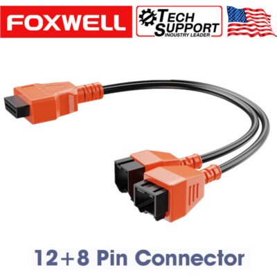 Foxwell 12+8 Cable Adapter Connector FCA Fit For Chrysler/Dodge Car Diagnostic  