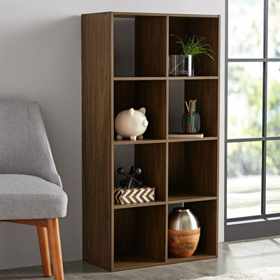 8-Cube Storage Organizer, Canyon Walnut