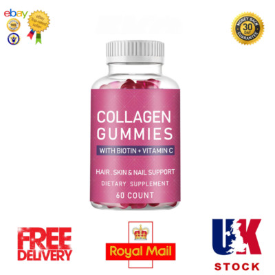 Collagen Gummies - Vitamin C - Biotin - Boost Skin Health & Joint Support 60pcs