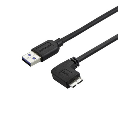 StarTech.com USB3AU2MRS Startech Cable 2M 6Ft Slim Micro Usb 3.0 M Right-Angle