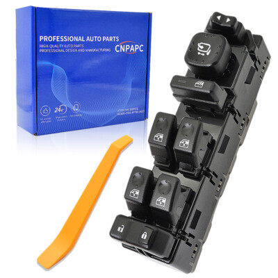 For GM Chevy Silverado 15883320 Power Window Switch Front Driver Left Side Black