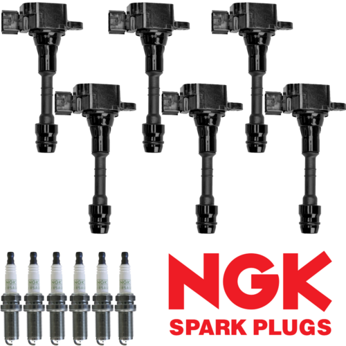 Ignition Coil & NGK Platinum Spark Plug  For 2005-11 Nissan Frontier Xterra