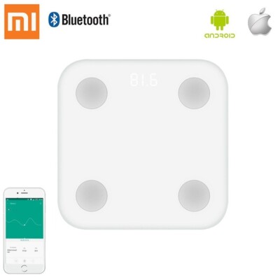 Xiaomi Mi Smart Scale 2 White Glass Digital Bluetooth 5.0 For Home Bathroom