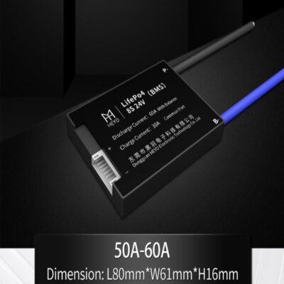 LiFePO4 BMS PCB 8S 24V 100A /60A/40A Balance Battery Safety Management System