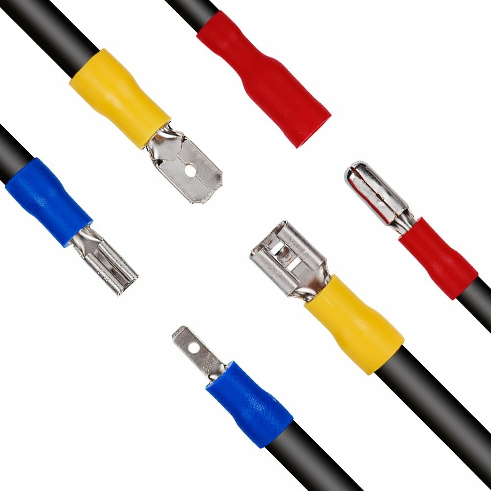 280PCS Assorted Crimp Spade Terminals Insulated Electrical Fork Wire