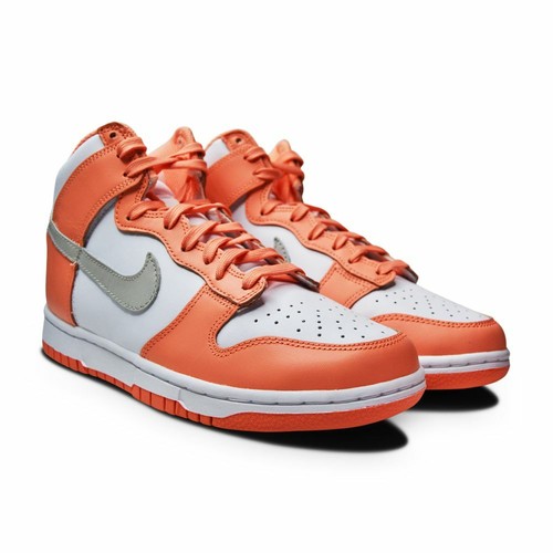 Pre-owned Nike Womens  Dunk High - Dd1869 600 - Crimson Bliss Lt Iron Ore In White