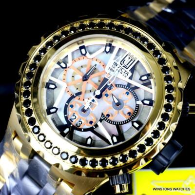 Pre-owned Invicta Reserve Jt Subaqua Specialty 5ctw Spinel Gold Plated 52mm Watch