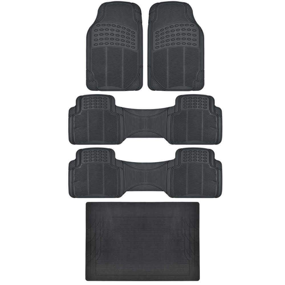 Bpa Free Nosmell Rubber Floor Mats Set Heavy Duty Runners Cargo Liner
