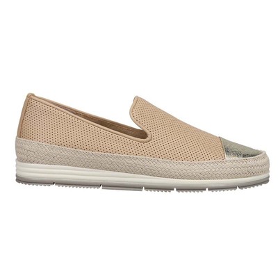 

Бежевые женские повседневные туфли без шнуровки VANELi Qalila на плоской подошве 305237, Бежевый, VANELi Qalila Slip On