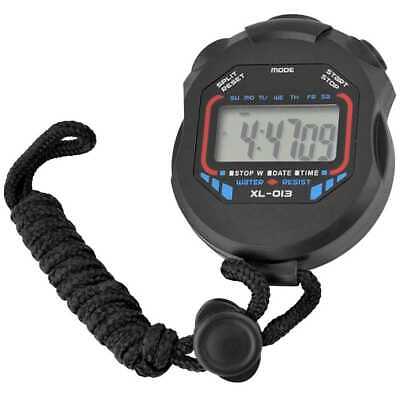 Cronometro Digitale Timer Orologio Allarme Palestra Corsa Nuoto Sport XL013 Nero