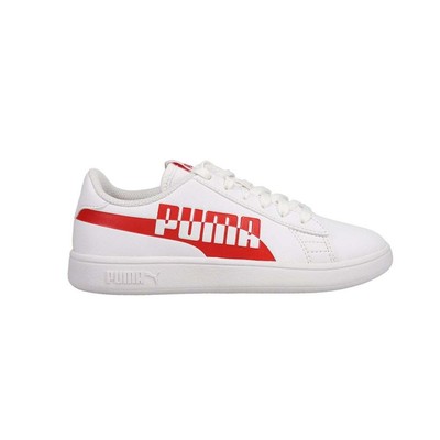 

Puma Smash V2 Max Lace Up Toddler Boys Размер 1 M Кроссовки Повседневная обувь 373805-03, Белый, Puma Smash V2 Max Lace Up Toddler