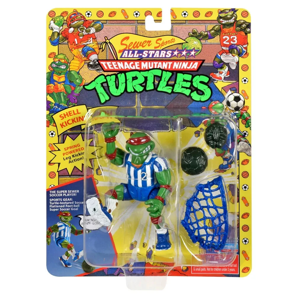 TMNT Ninja Turtles Sewer Sports Shell Kickin Raph 40th
