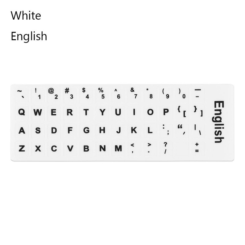 Arabic Laptop Keyboard Keyboard Stickers Russian Letter Spanish Alphabet Layout