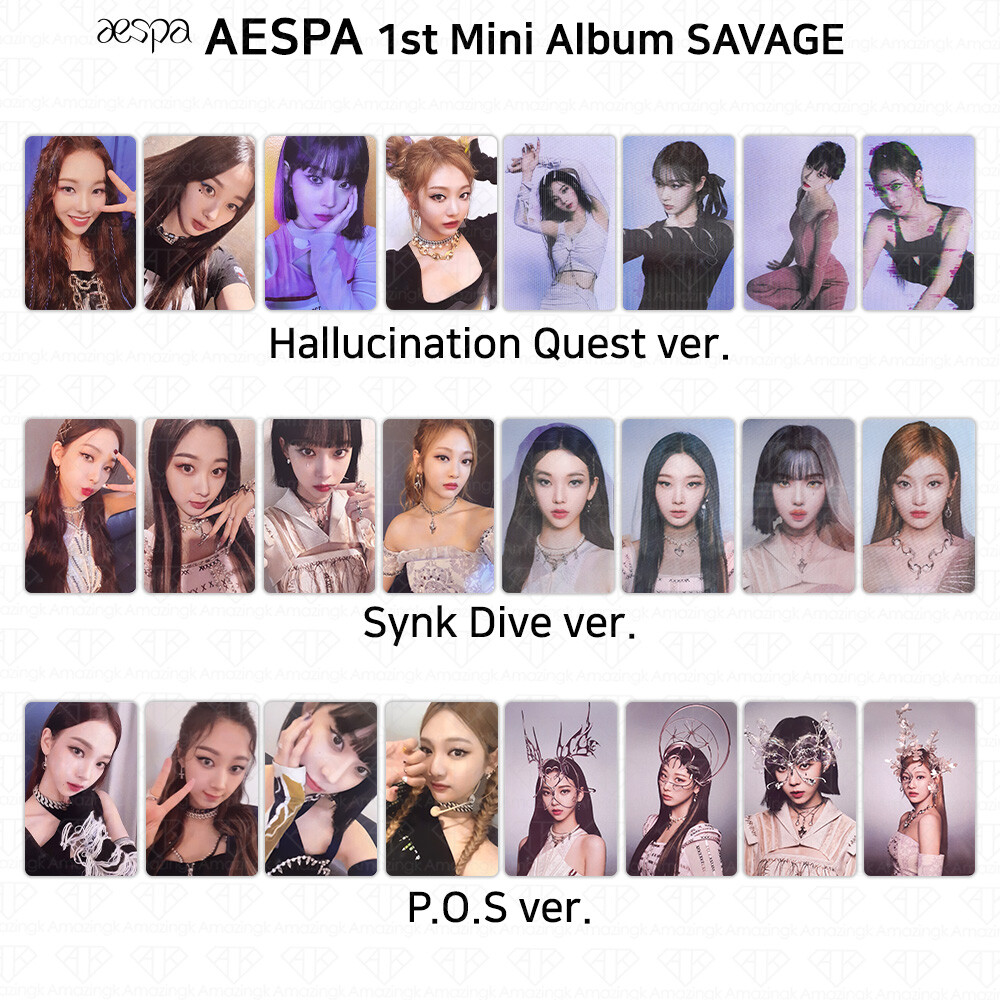 K-POP・アジア aespa 1st mini album SAVAGE (P.O.S ver.) AESPA 1ST MINI ALBUM - SAVAGE [ P.O.S Ver. ] Case + CD-R +