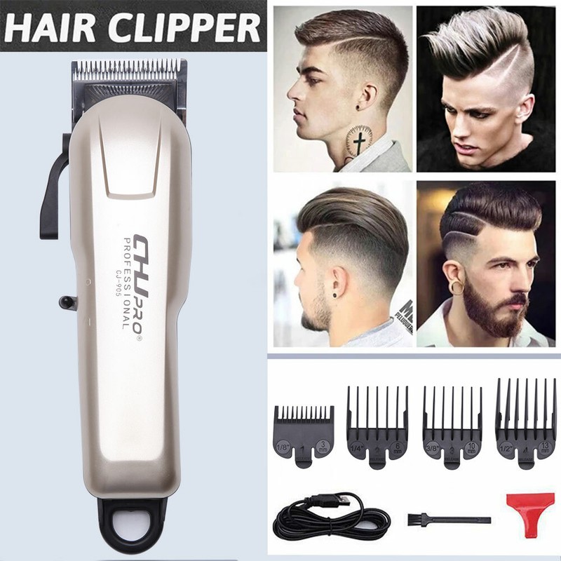 Newest Professional Complete Mens Hair Clipper Trimmer 7 Piece Gift Set US STOCK