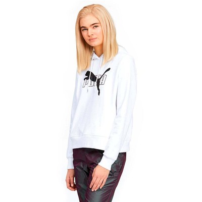 

Puma Iridescent Pack Hoodie Womens Size  Повседневная верхняя одежда 597877-02, Белый