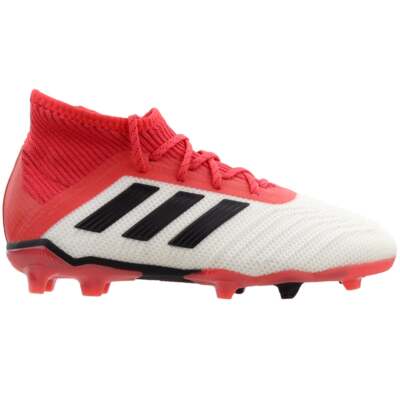 

Футбольные бутсы adidas Predator 18.1 с твердым покрытием для мальчиков, белые кроссовки для молодежи Athleti, Белый, adidas Predator 18.1 Firm Ground Soccer Cleats Youth