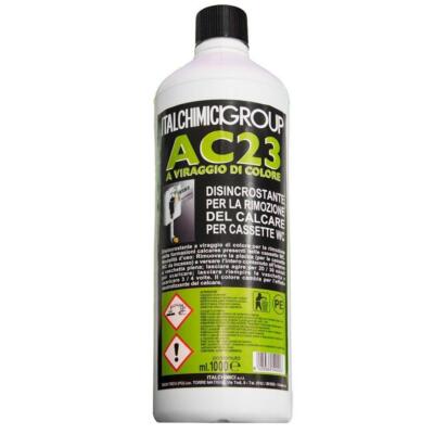 Disincrostante Anticalcare AC23 Pulitore per rimozione Calcare Cassette WC 1 LT