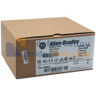 New Sealed Allen-Bradley 150-C9NBD SMC-3 Smart Motor Controller 150C9NBD