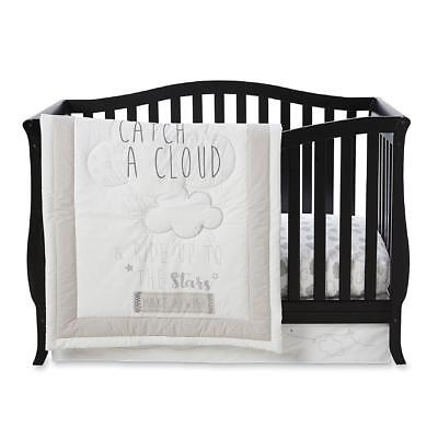 Little Wonders 3-Piece Baby Crib Bedding Set - Catch A Cloud 