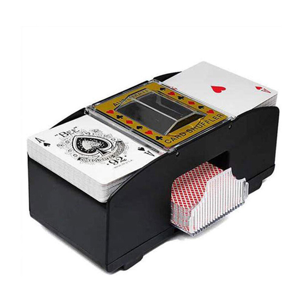 shuffle machine board game poker playing cards electric