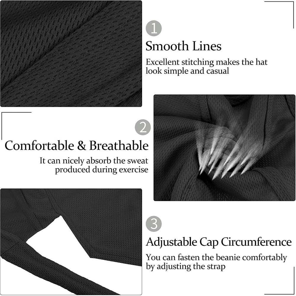 Skull Cap Winter Warm Fleece Windproof Ski Beanie Hat Unisex Doo Rag Durag Hat