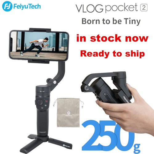vlog pocket2 　【BLACK】 FeiyuTech VLOG Pocket 2 3-Axis Handheld Gimbal Stabilizer Black