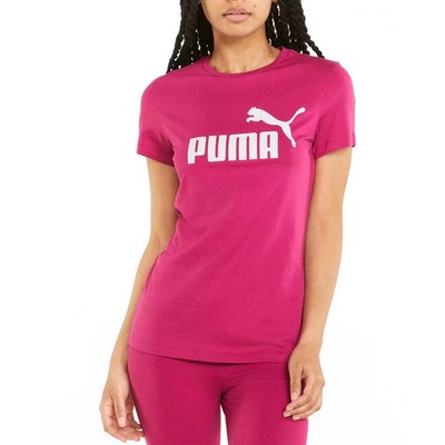 

Футболка Puma Ess Logo Us женская розовая повседневная 589317-86, Розовый