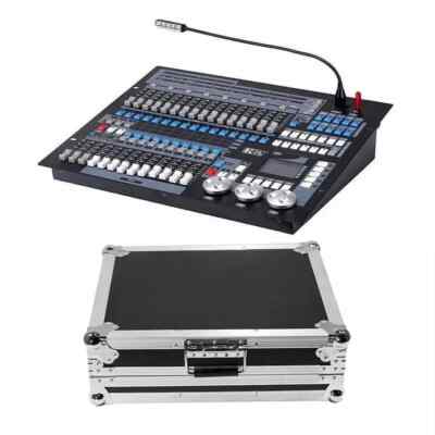 1024dmx light console moving head stage controller with flight case Dj equipment