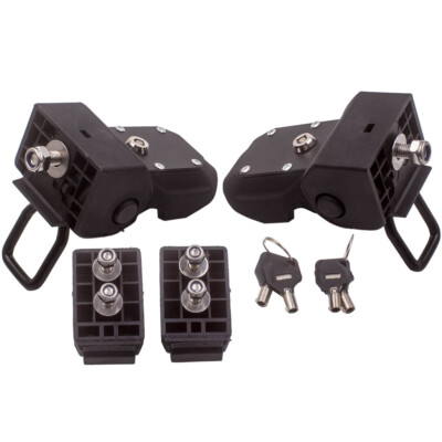 Hood Lock Latches Buckle Pins Catch With Key Kit Pair for Jeep Wrangler JL 2018