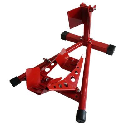 Motorcycles Red Front Wheels Chock Lift Stand For Sport Street Road Bike Top