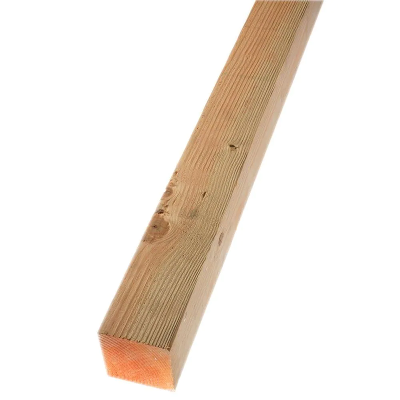 Pressure Treated Wood Post 4x4x8 Lumber Fence Deck Construction Timber
