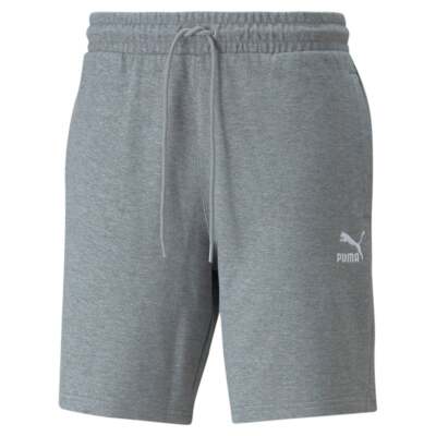 

Серые повседневные мужские шорты Puma Classics Logo 8 59981003, Grey, Puma Classics Logo 8" Shorts