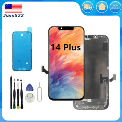 US LCD Touch Screen Assembly Display Replacement Incell For Apple iPhone 14 Plus