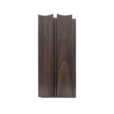 Ejoy Vinyl Siding 94.5''X4.8''X0.5'' Set Of 6-Pcs Wall Panel In Brown Walnut Wood