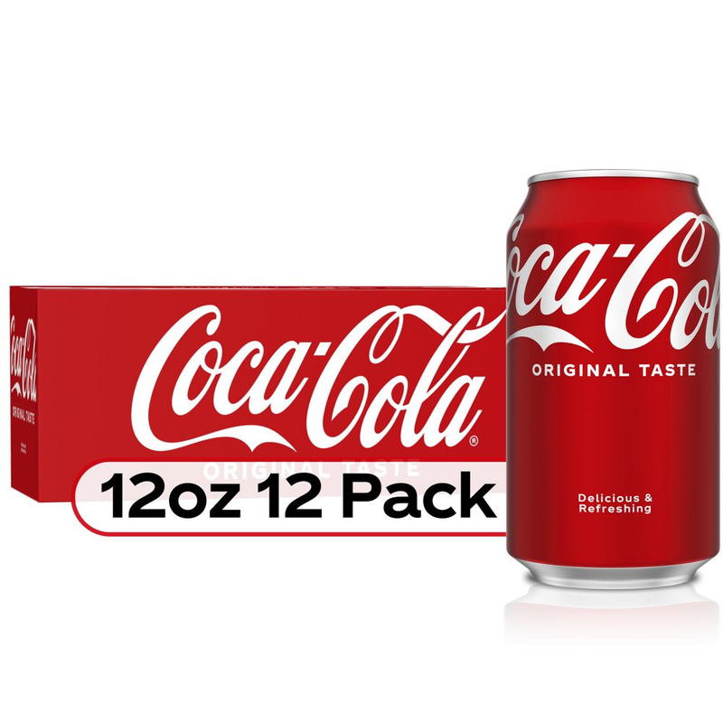 Coca-Cola Soda Pop, 12 Fl Oz, 12 Pack Cans
