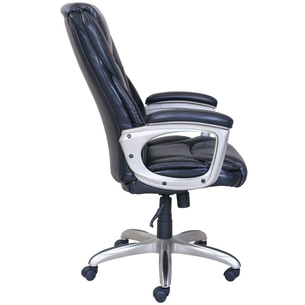 Serta Big And Tall Office Chair With Memory Foam 350 lb Armrest Cooling Gel Lift