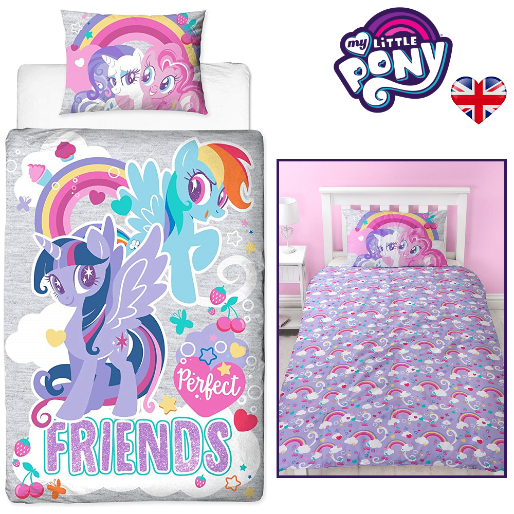 My Little Pony Duvet Cover Single Bed Crush Reversible Cover