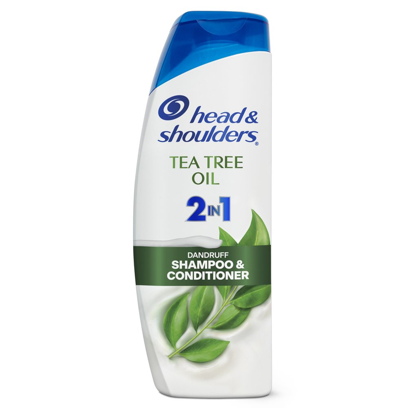 Head and Shoulders 2 in 1 Dandruff Shampoo and Conditioner, Tea Tree Oil, 12.5 O