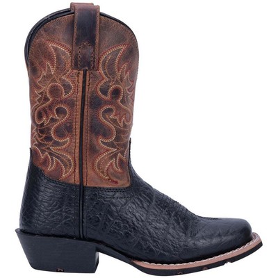 

Ботинки Dan Post River Square Toe Cowboy Youth Boys Размер 5 M Повседневные ботинки DPC394, Черный, Dan Post Boots River Square Toe Cowboy Youth