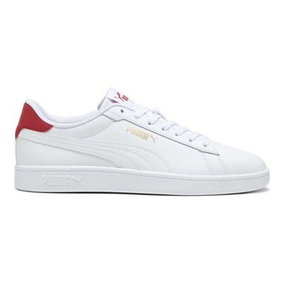 Мужские белые кроссовки Puma Smash 3.0 Low на шнуровке повседневная обувь 39098717