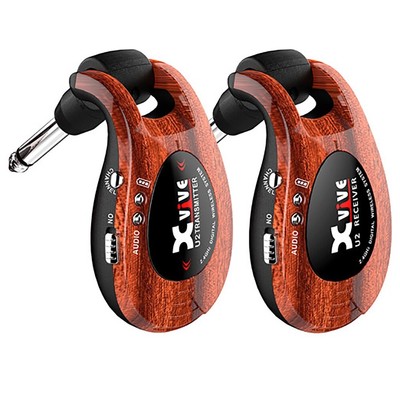 Xvive U2 Wireless System Electric Guitar Live Stage Transmitter Receiver Redwood