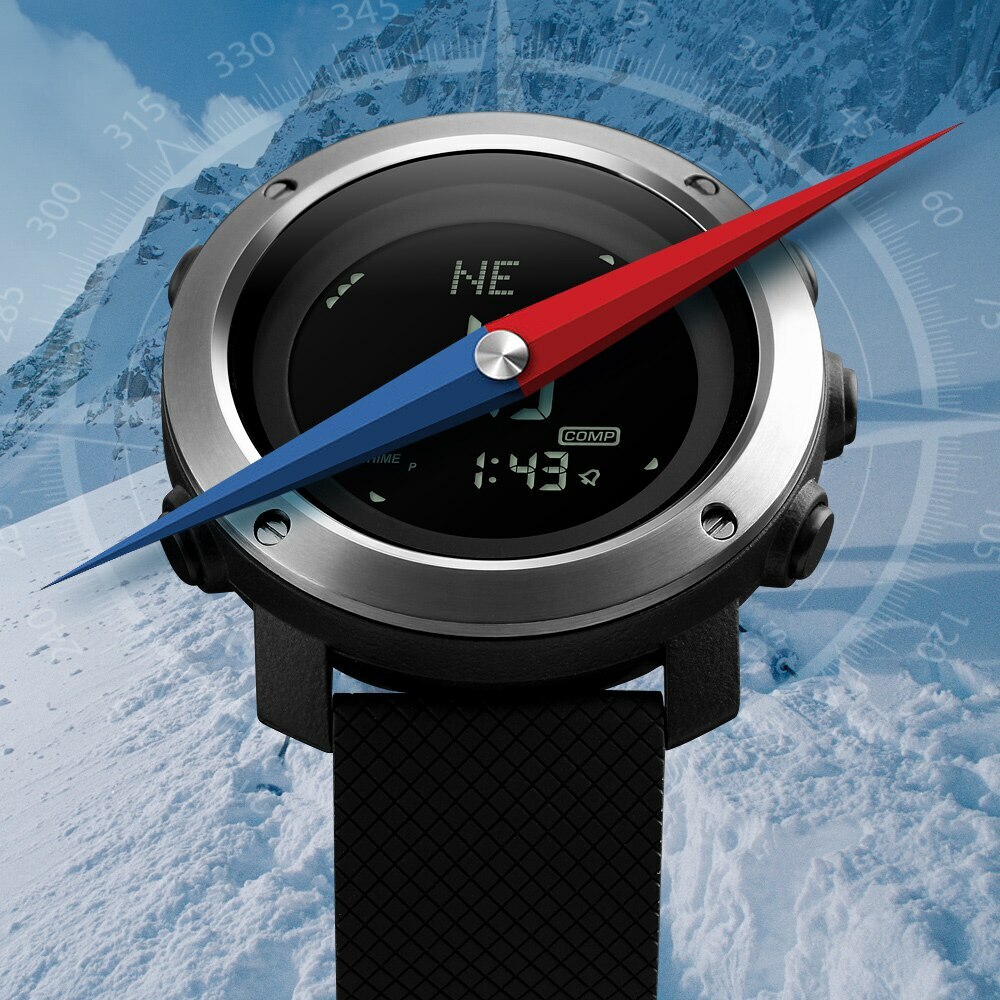 Skmei Outdoor Sport Uhren Mode Kompass Hohenmesser Barometer Thermometer Ebay