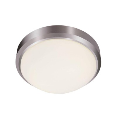 Bliss 11 in. 1-Light Brushed Nickel Ceiling Light by Bel Air Lighting