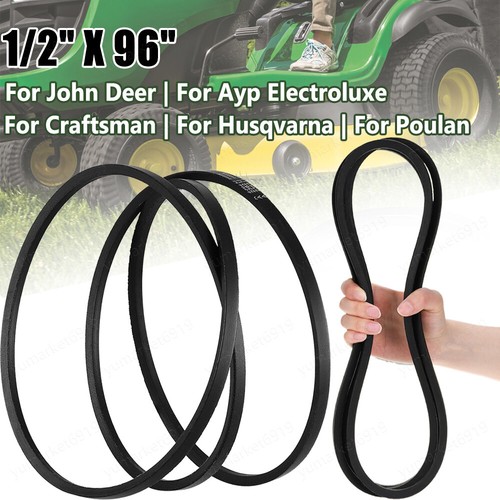 Deck & Drive Belt Kit for Craftsman Husqvarn Cut Riding Lawn Mower 144959