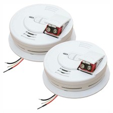 Smoke Detector Hardwire Ionization Sensor 9V-Battery ...