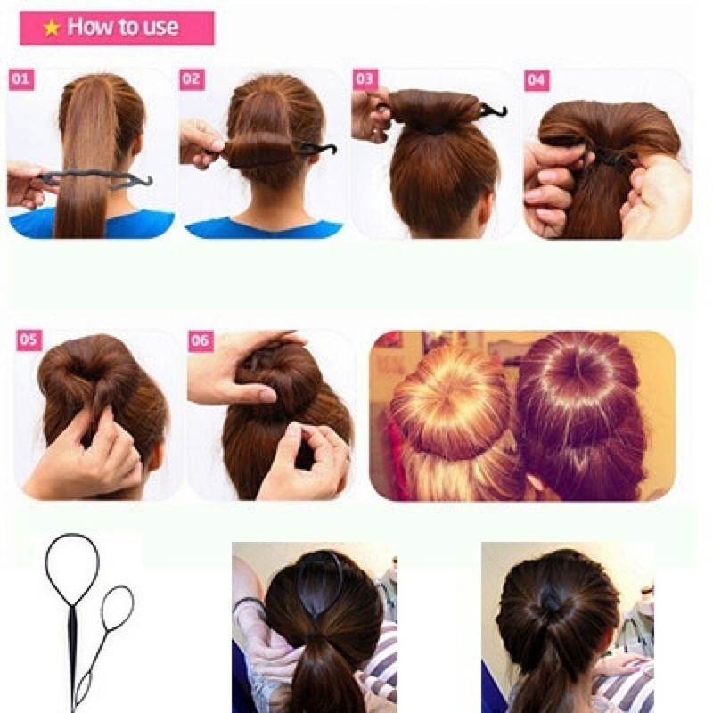 Haarnadel Frisur Twist Curler Bun Roller Maker Werkzeug Fur Haarbugel Ebay